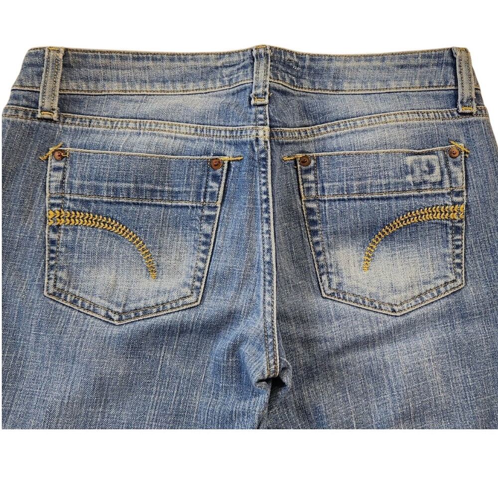 Joe's Jeans Stretch Light Wash Boot Cut Low Rise Denim Pant Jeans Size 28 - Picture 4 of 7